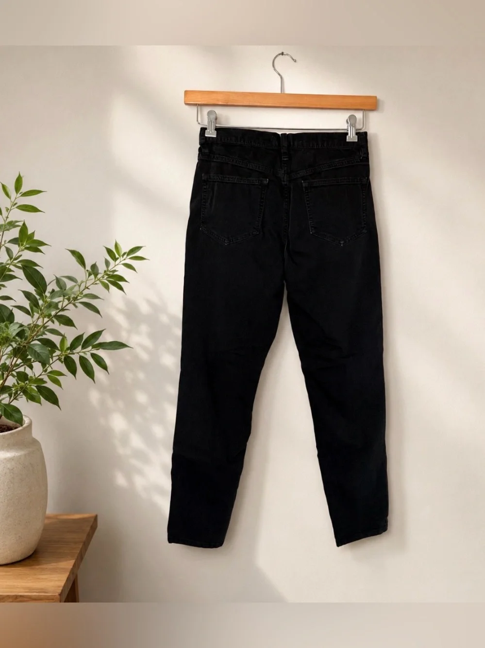 Free People High Rise Black Skinny Jeans Women 26